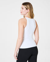 SPANXsmoothâ„¢ Jersey High Neck Tank | Classic White